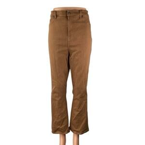 7 For All Mankind Women's Brown High Waist Flared Bootcut Denim Jeans Pants Sz 7